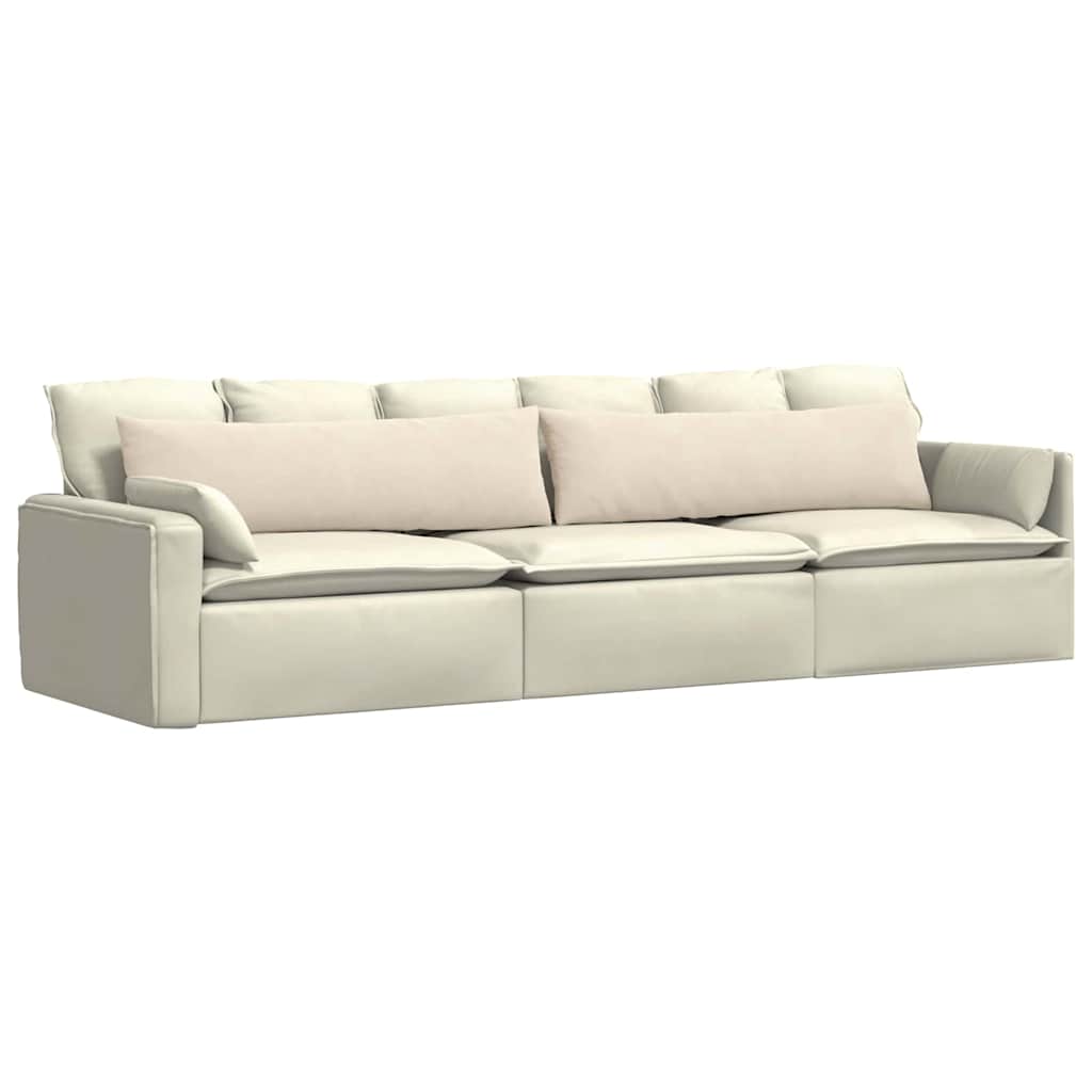 Vidaxl sofa kussens 2 stuks beige 145 x 40 cm stof