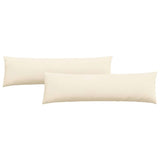 Vidaxl sofa kussens 2 stuks crème 145 x 40 cm cordstof