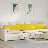 Vidaxl sofa kussens 2 pcs lichtgeel 200 x 40 cm stof