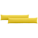 Vidaxl sofa kussens 2 pcs lichtgeel 200 x 40 cm stof