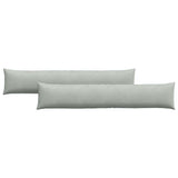 Vidaxl sofa kussens 2 stuks lichtgrijs 200 x 40 cm cordstof