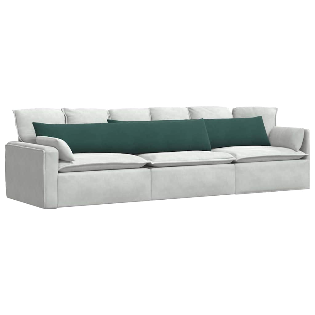 Vidaxl sofa kussens 2 stuks donkergroen 200 x 40 cm cordstof