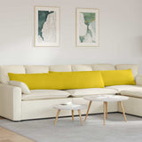 Vidaxl sofa kussens 2 stuks geel 200 x 40 cm cordstof