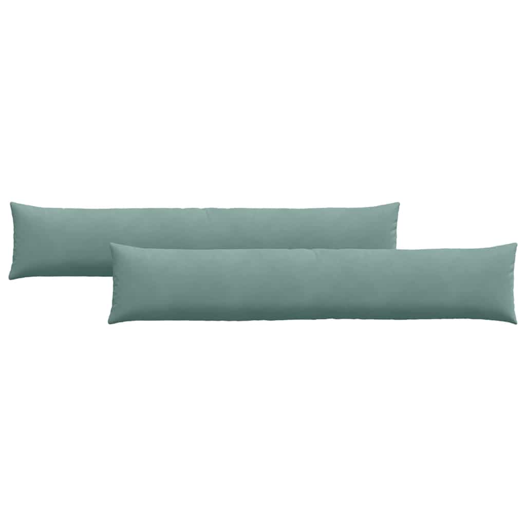 Vidaxl sofa kussens 2 stuks zeegroen 200 x 40 cm cordstof