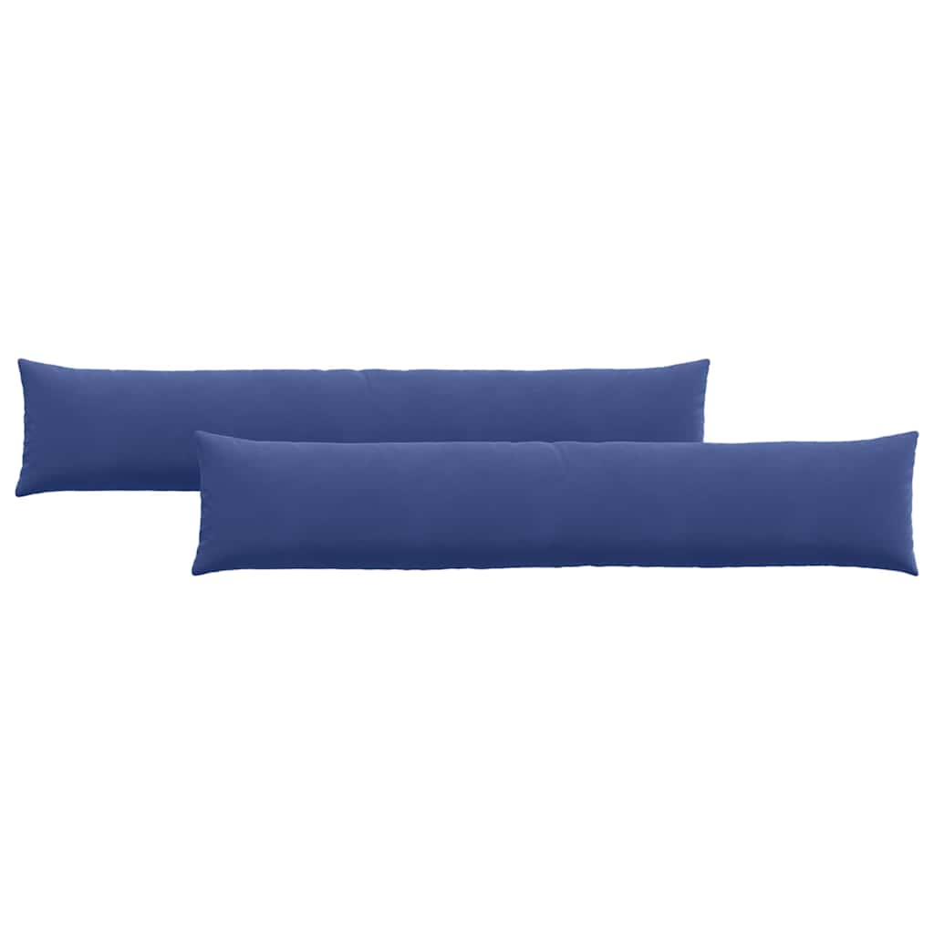 Vidaxl sofa kussens 2 stuks politieblauw 200 x 40 cm cordstof