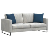 Vidaxl sofa kussens 2 pcs blauw 45 x 45 cm stof