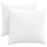 Vidaxl sofa kussens 2 pcs wit 45 x 45 cm stof