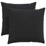 Vidaxl sofa kussens 2 stuks zwart 45 x 45 cm cordstof