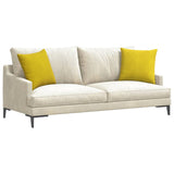 Vidaxl sofa kussens 2 stuks geel 45 x 45 cm cordstof