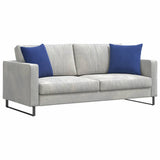 Vidaxl sofa kussens 2 stuks politieblauw 45 x 45 cm cordstof