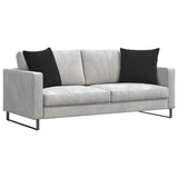 Vidaxl sofa kussens 2 stuks zwart 50 x 50 cm cordstof