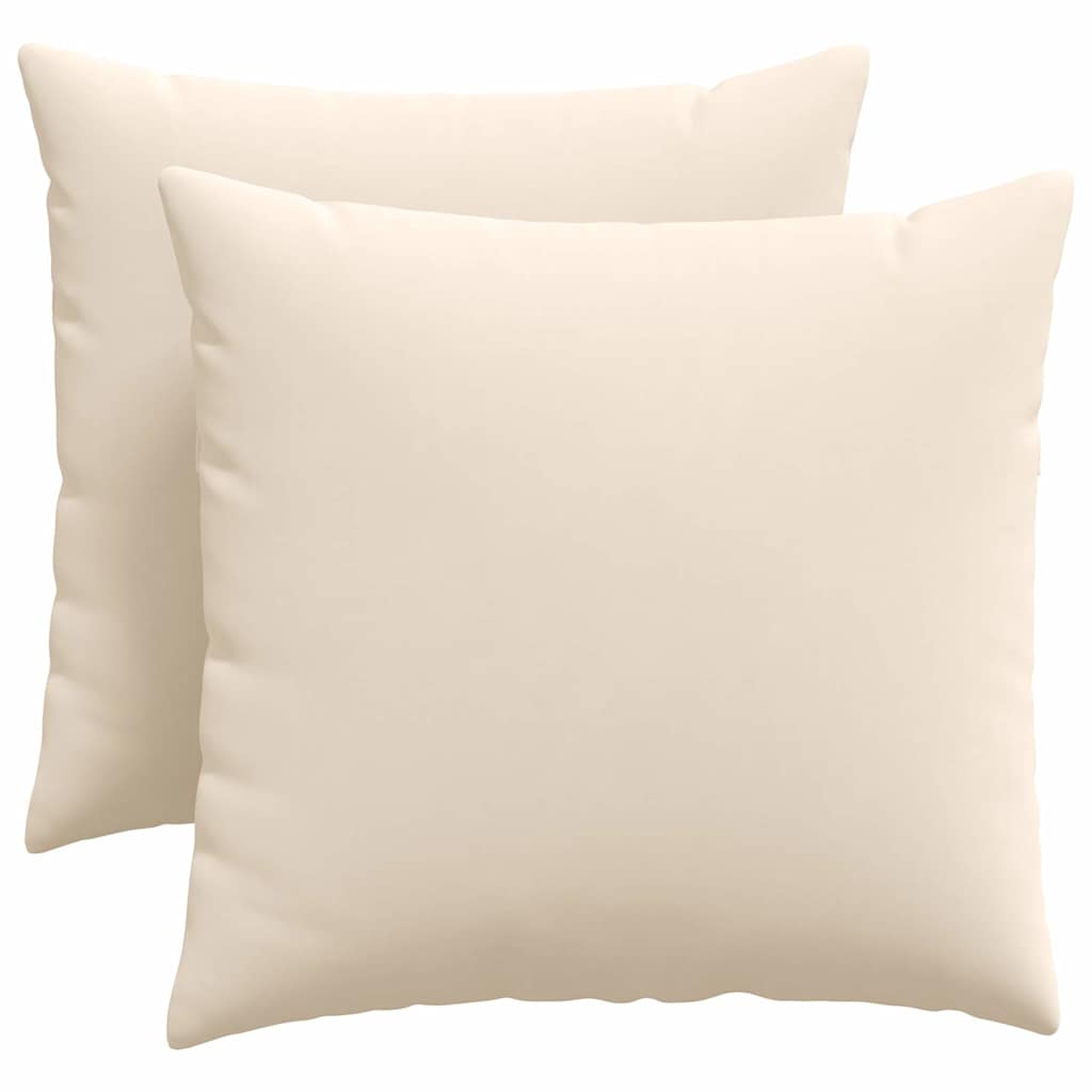 Vidaxl sofa kussens 2 stuks beige 50 x 50 cm stof