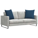 Vidaxl sofa kussens 2 pcs blauw 60 x 60 cm stof