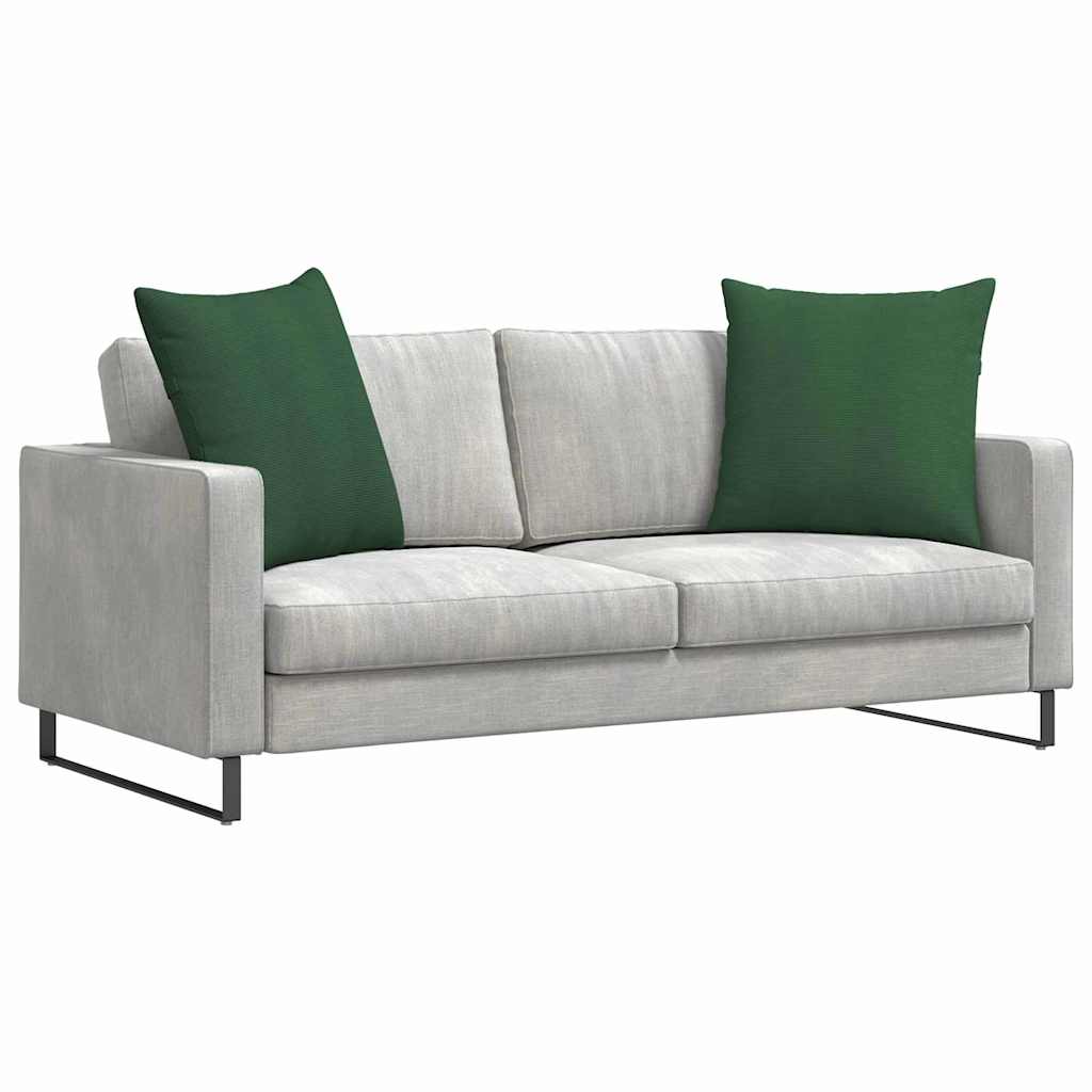 Vidaxl sofa kussens 2 stuks donkergroen 60 x 60 cm cordstof