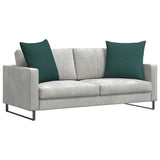 Vidaxl sofa kussens 2 pcs donkergroen 80 x 80 cm stof
