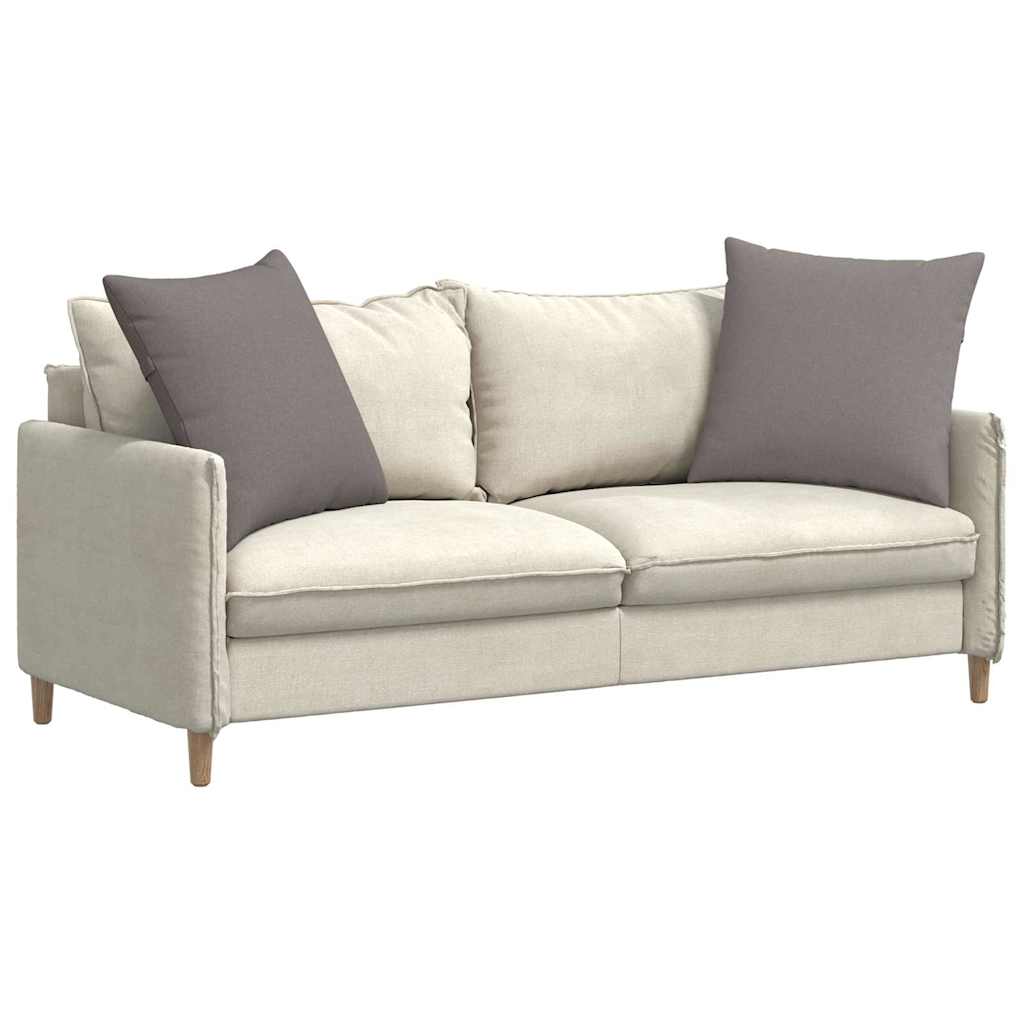 Vidaxl sofa kussens 2 pcs taupe 80 x 80 cm stof