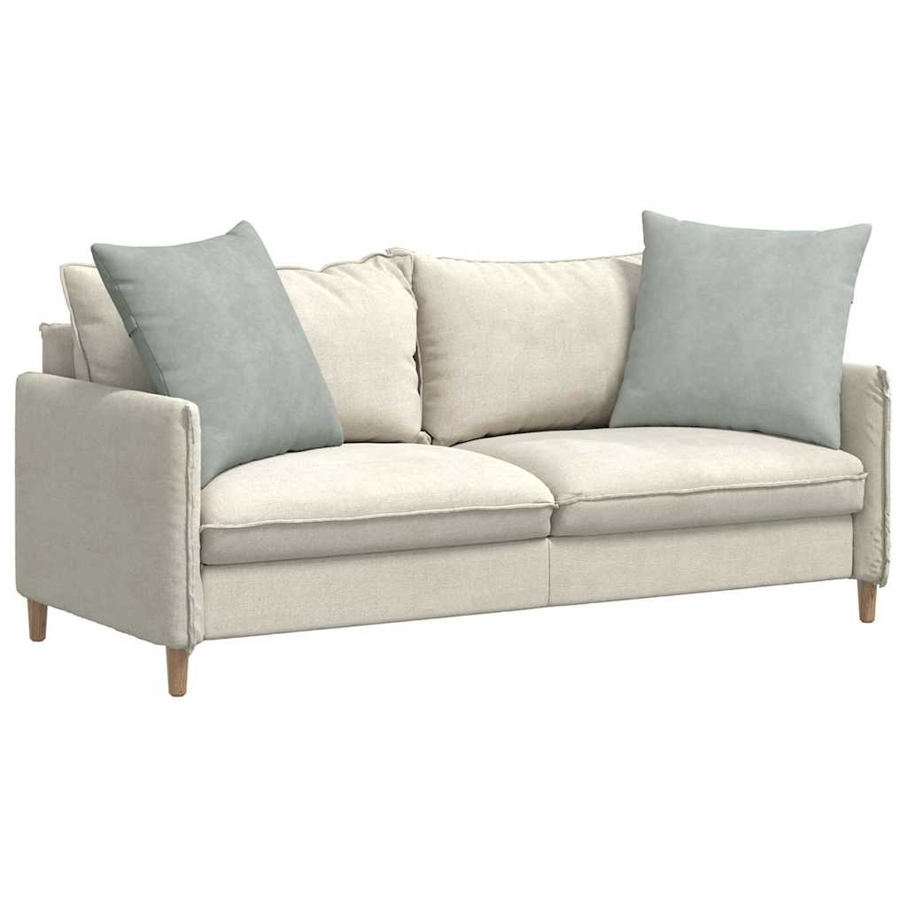Vidaxl sofa kussens 2 stuks lichtgrijs 80 x 80 cm cordstof