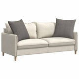 Vidaxl sofa kussens 2 stuks lichtgrijs 80 x 80 cm cordstof