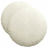 Vidaxl zitkussens 2 stuks crème ø 40 x 13 cm fluweel