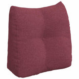 Vidaxl rugkussen wijnrood 45 x 24 x 50 cm stof