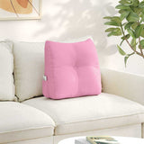 Vidaxl rugkussen roze 45 x 24 x 50 cm stof