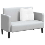 Vidaxl rugkussen wit 60 x 24 x 50 cm stof
