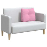 Vidaxl rugkussen roze 60 x 24 x 50 cm stof
