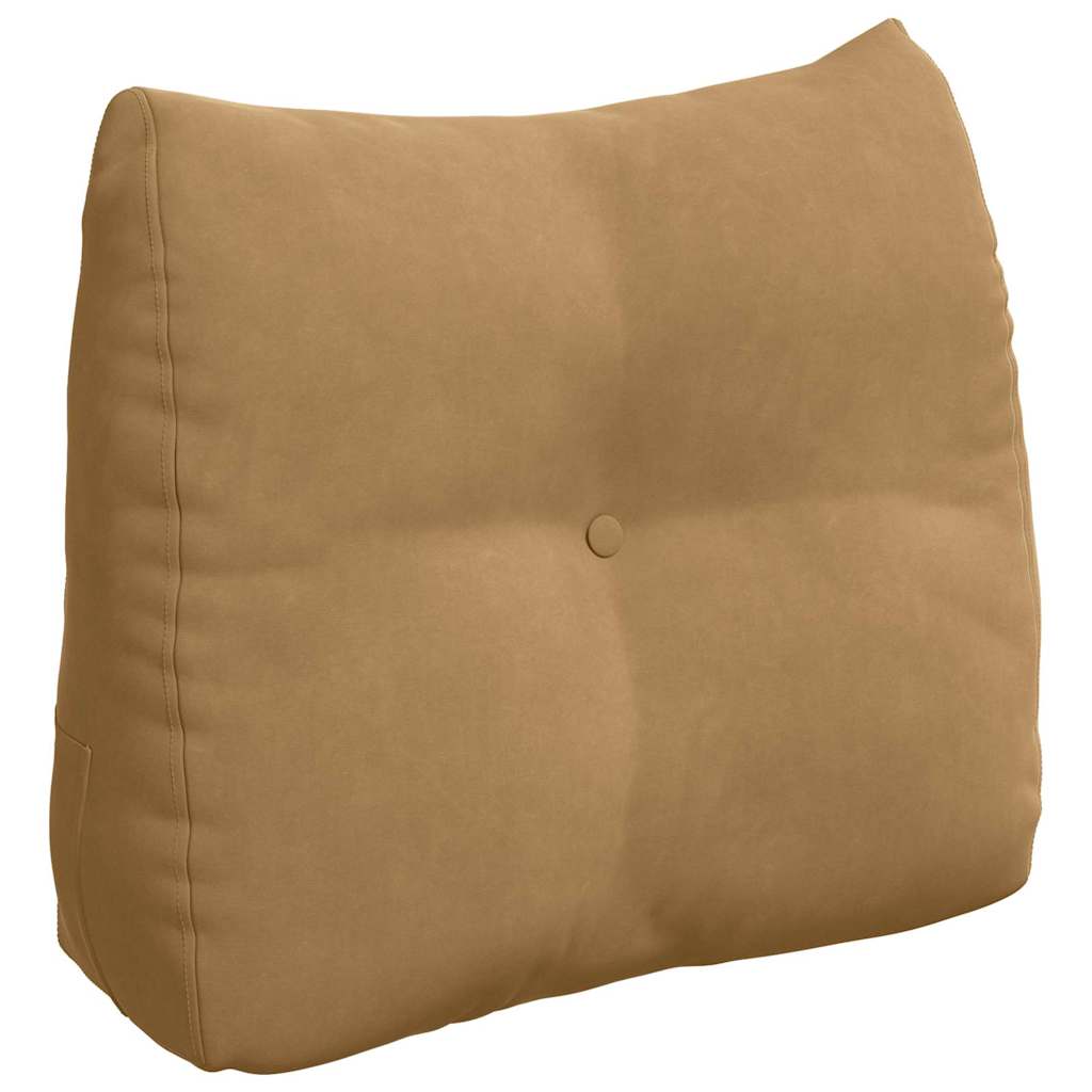 Vidaxl rugkussen bruin 60 x 24 x 50 cm fluweel