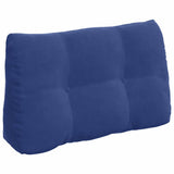Vidaxl rugkussen politieblauw 80 x 24 x 50 cm fluweel
