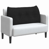 Vidaxl rugkussen zwart 100 x 24 x 50 cm stof