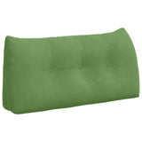 Vidaxl rugkussen lichtgroen 100 x 24 x 50 cm fluweel