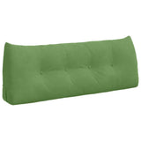 Vidaxl rugkussen lichtgroen 120 x 24 x 50 cm fluweel