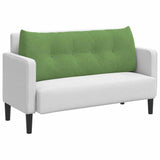 Vidaxl rugkussen lichtgroen 120 x 24 x 50 cm fluweel
