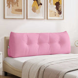 Vidaxl rugkussen roze 140 x 24 x 50 cm stof