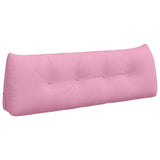 Vidaxl rugkussen roze 140 x 24 x 50 cm stof