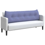 Vidaxl rugkussen jeans blauw 160 x 24 x 50 cm stof