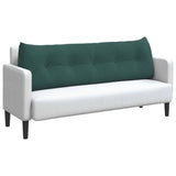 Vidaxl rugkussen donkergroen 160 x 24 x 50 cm fluweel