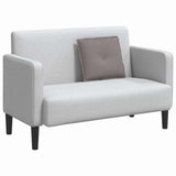 Vidaxl rugkussen taupe 50 x 19 x 45 cm stof