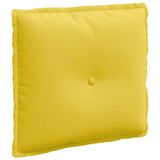 Vidaxl rugkussen lichtgeel 50 x 19 x 45 cm stof