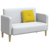 Vidaxl rugkussen geel 50 x 45 cm cordstof
