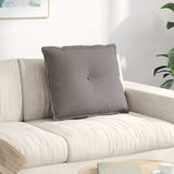 Vidaxl rugkussen taupe 60 x 19 x 50 cm stof