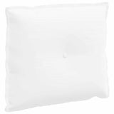 Vidaxl rugkussen wit 60 x 19 x 50 cm stof