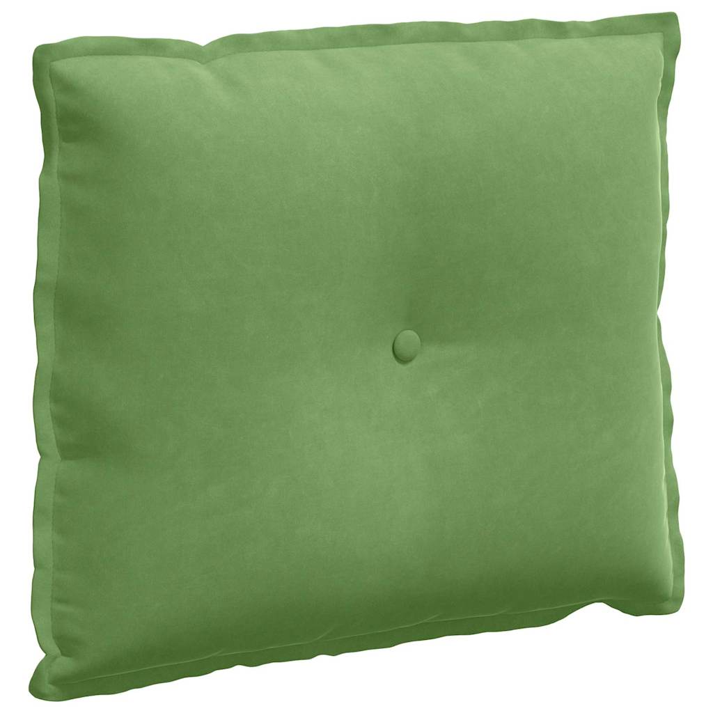 Vidaxl rugkussen lichtgroen 60 x 50 cm cordstof