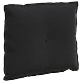 Vidaxl rugkussen zwart 60 x 50 cm cordstof