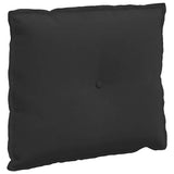 Vidaxl rugkussen zwart 60 x 50 cm microvezel stof