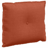 Vidaxl rugkussen rood-oranje 60 x 50 cm cordstof