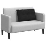 Vidaxl rugkussen zwart 80 x 19 x 50 cm stof