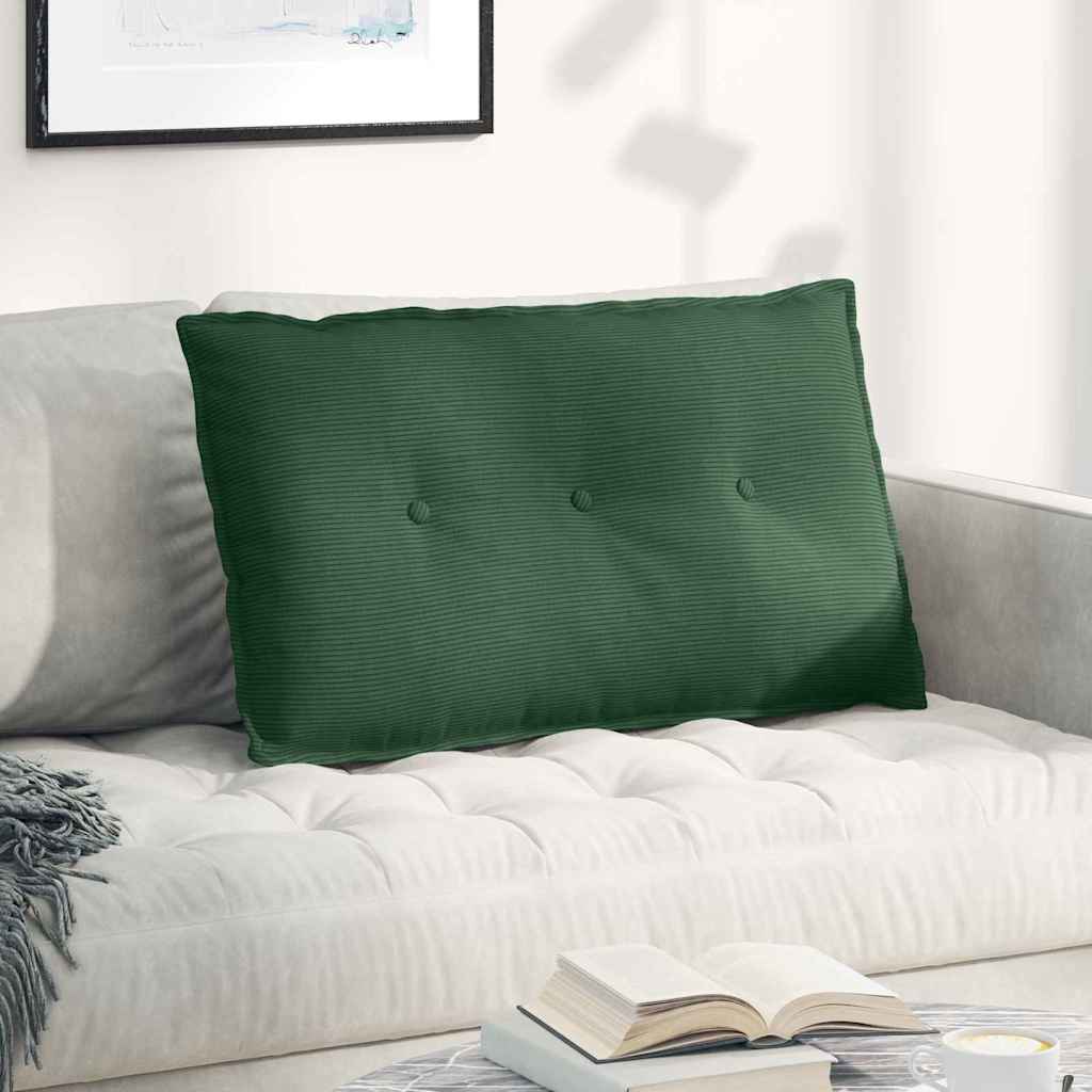 Vidaxl rugkussen jungle groen 80 x 50 cm cordstof