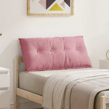 Vidaxl rugkussen roze 100 x 50 cm cordstof