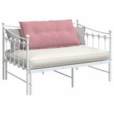Vidaxl rugkussen roze 100 x 50 cm cordstof